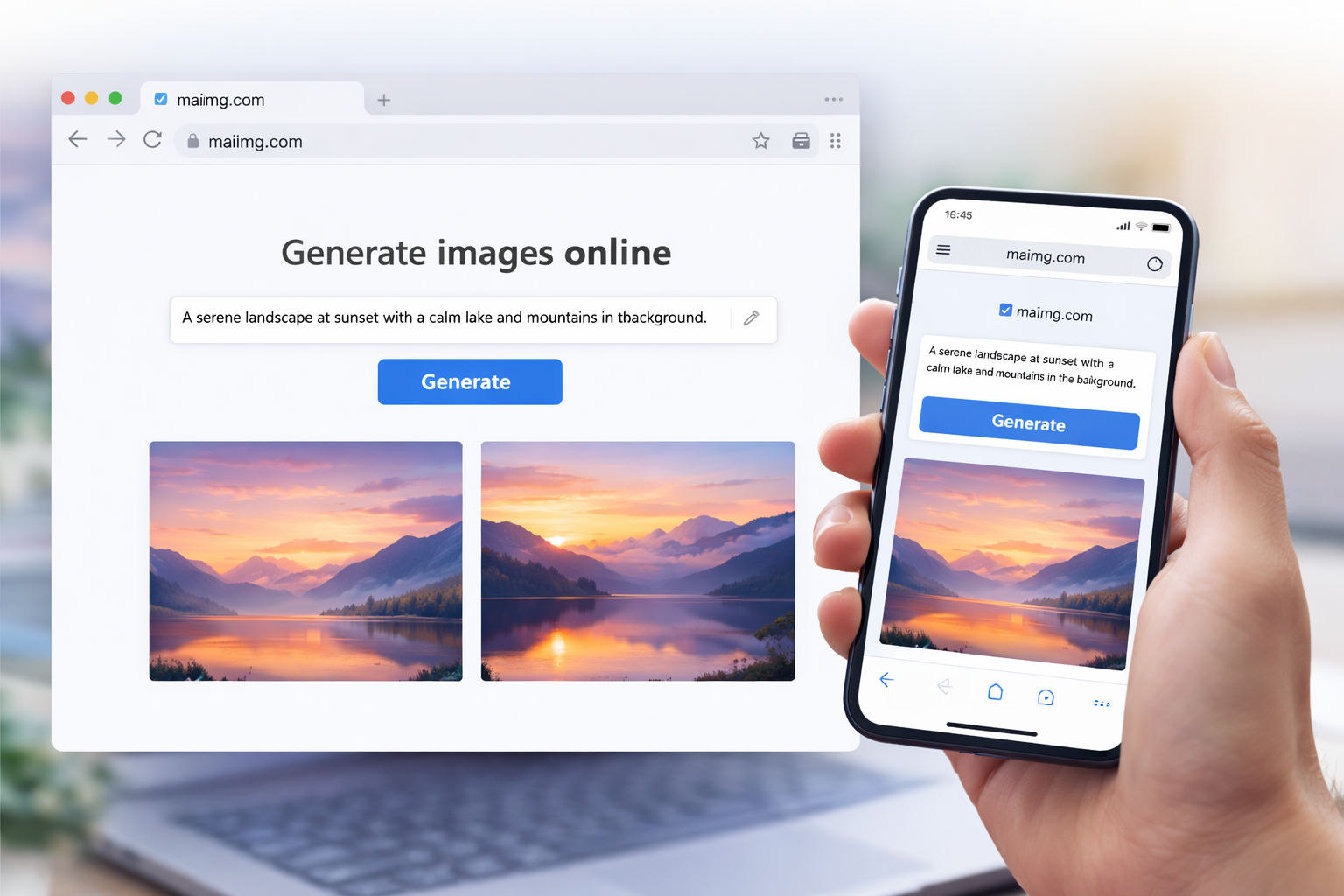 QR code destination visual